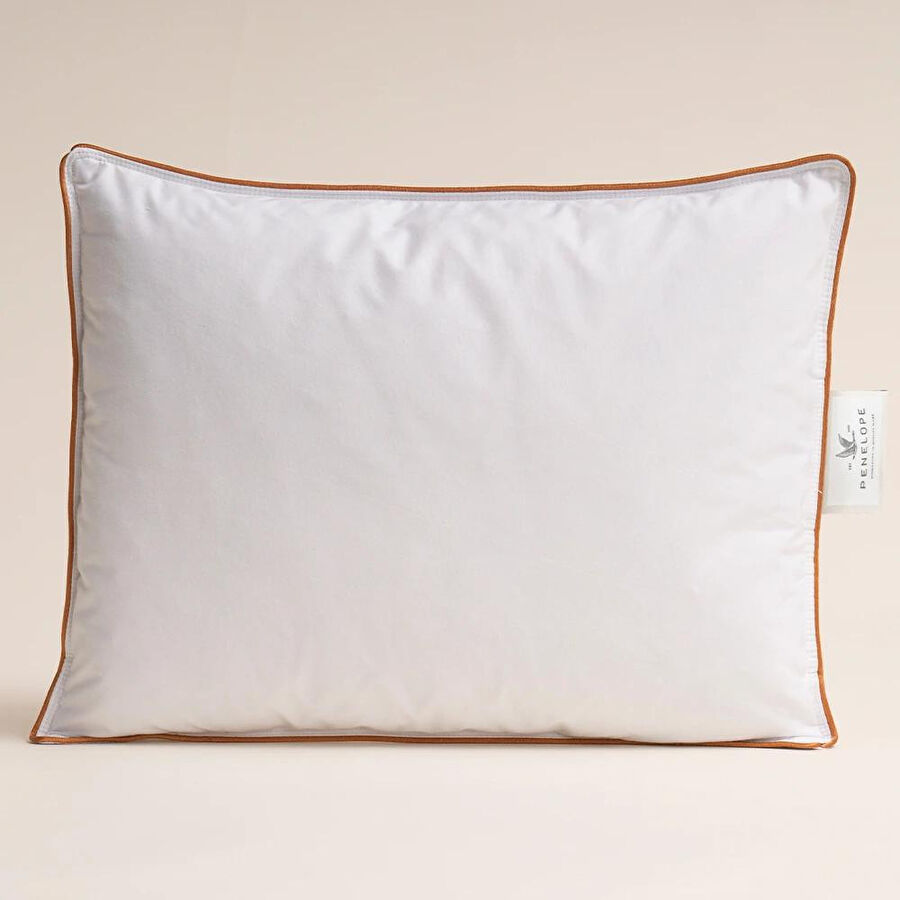 Penelope %100 Kaz Tüyü Dolgulu Bebek Yastık 35x45 Cm- Bronze Serisi