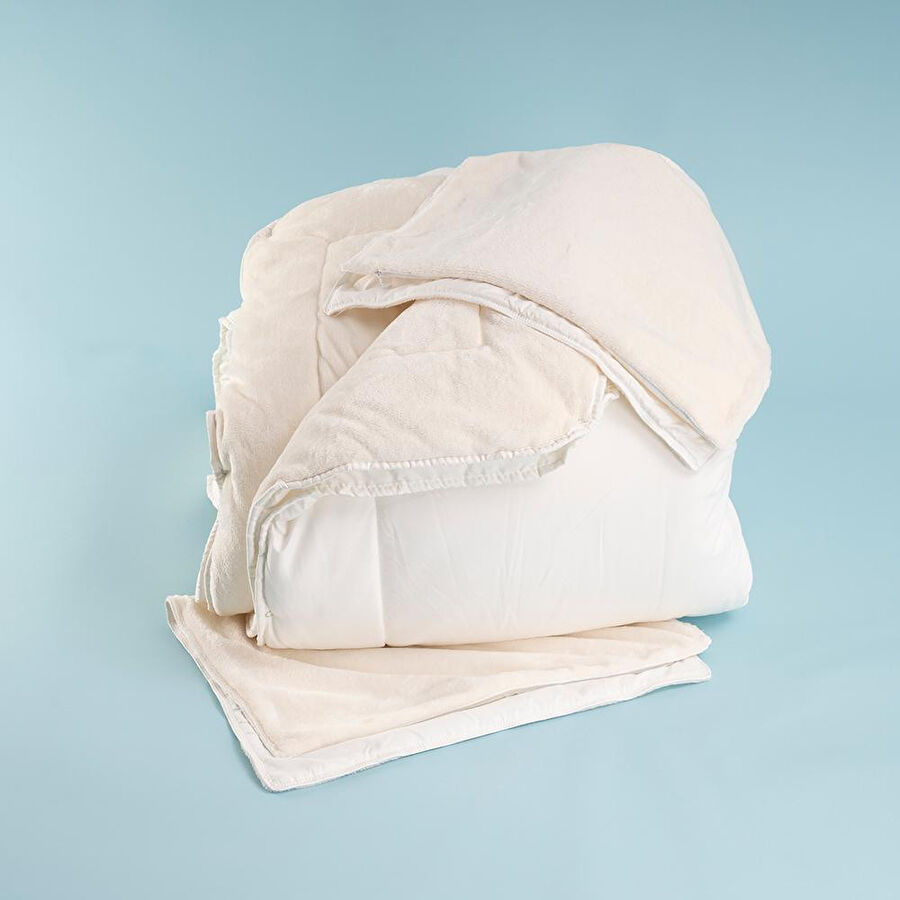 Othello Elegante Dormio Trio Yastık Kılıfı&yorgan Krem 155x215cm