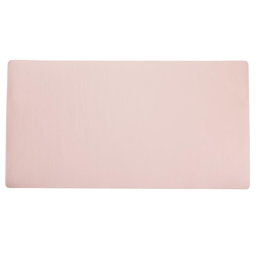 Bloominbag Still & Silent – Pink Gerçek Deri Desk Mat Macbook Altlığı Ve Mousepad