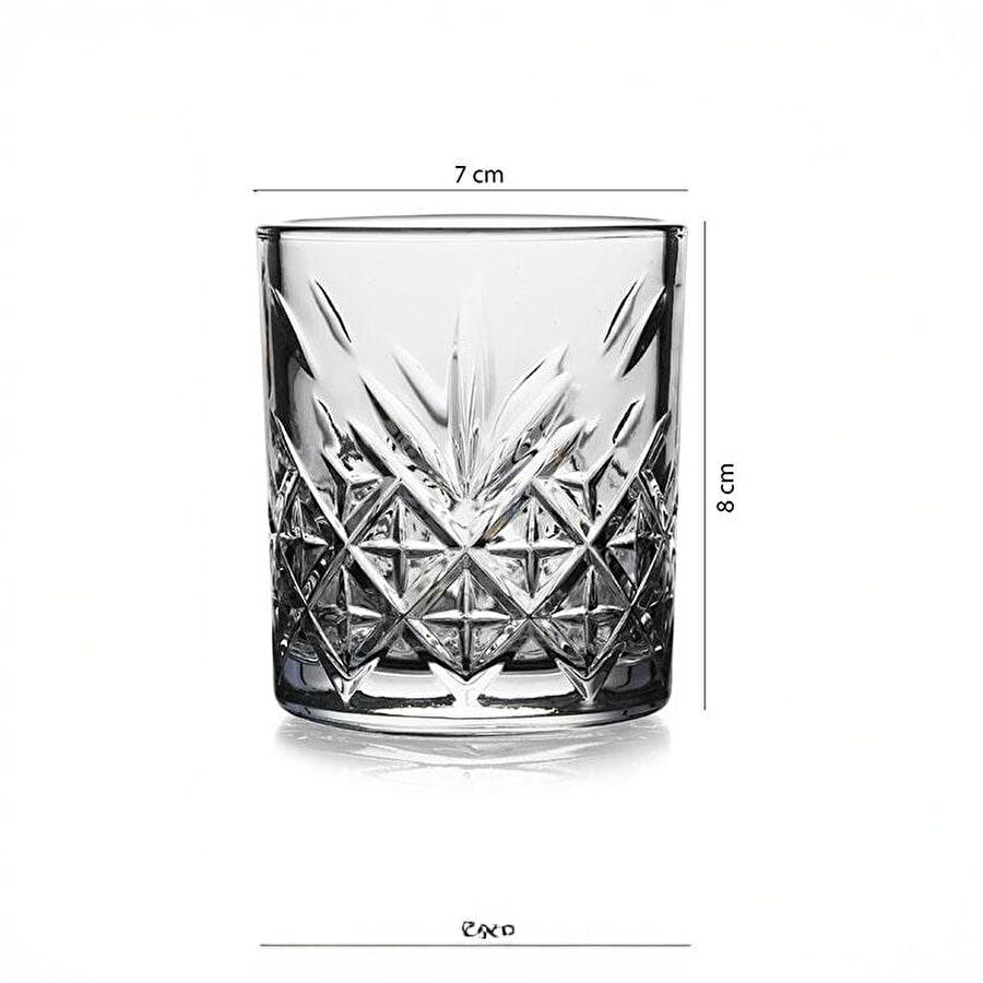 Paşabahçe 52810 Timeless Viski Bardağı 205 Cc 4 Adet