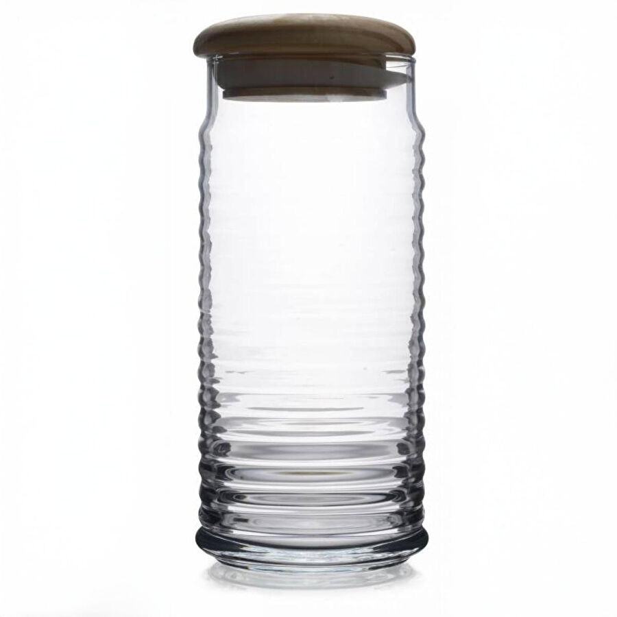 Paşabahçe Babylon 1500 Cc Ahşap Kapaklı Kavanoz 43183