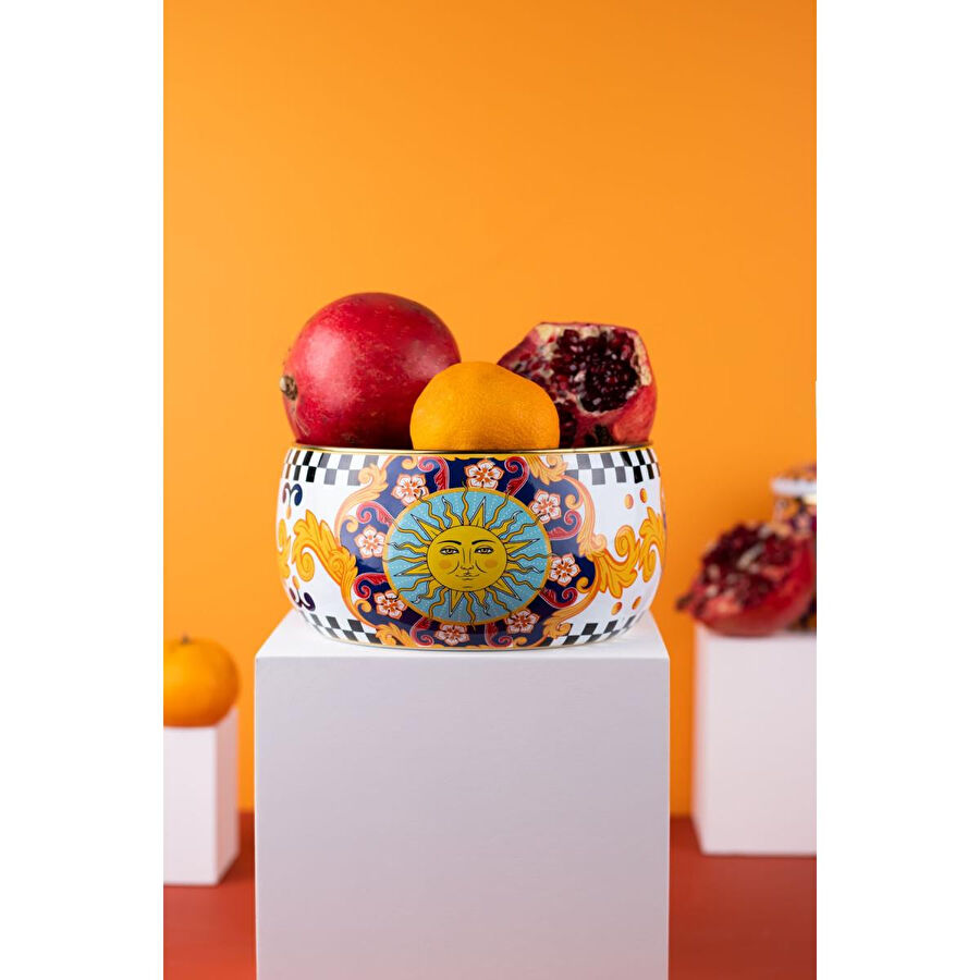 Emaylab Mısharu Dekoratif Emaye Salata Ve Sunum Kasesi