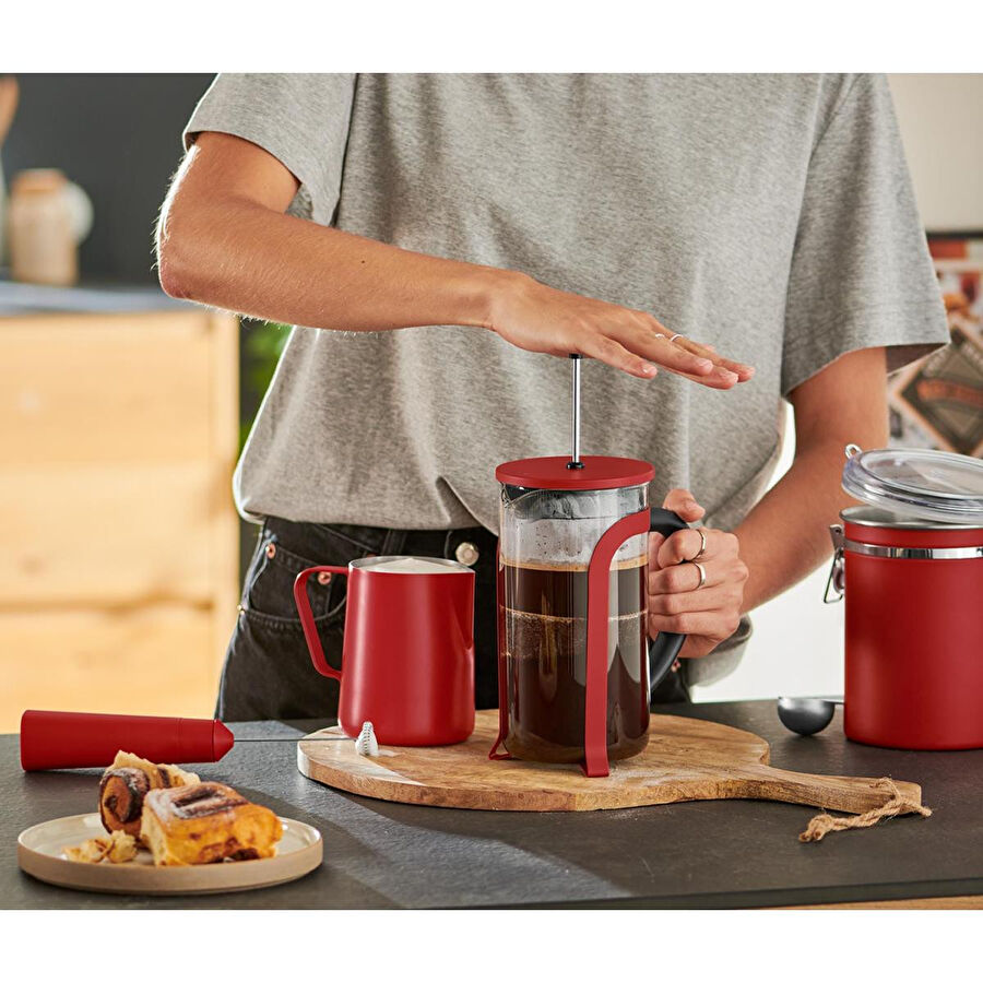 Tchibo French Press, Kırmızı 800 Ml