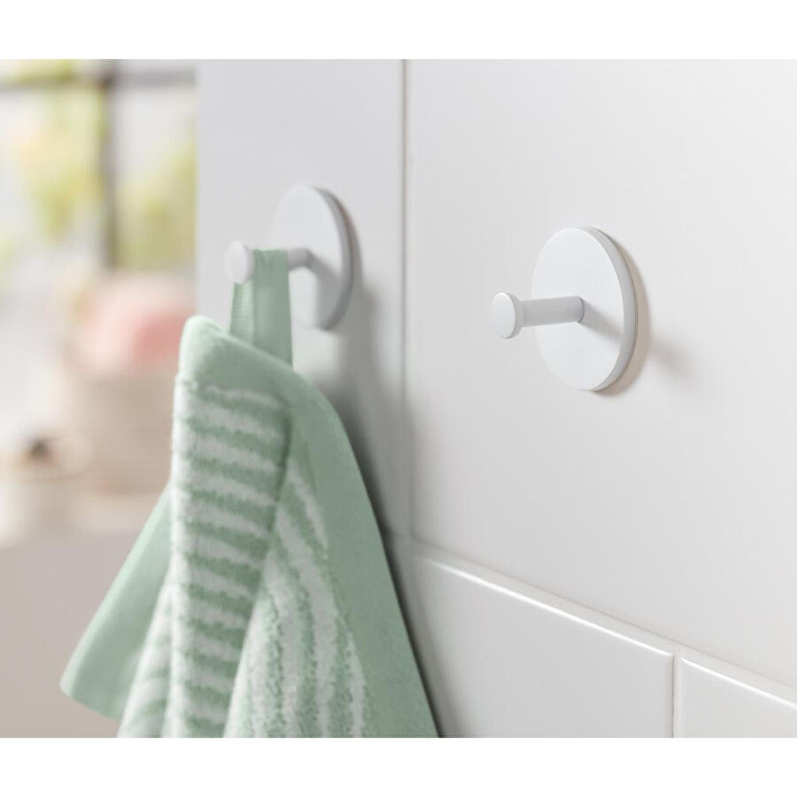 Tchibo Kancalı Askı, 2 Adet, Beyaz