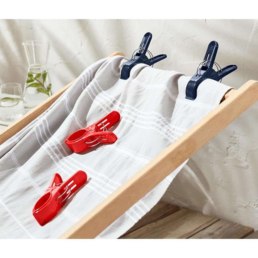 Tchibo Havlu Klipsi, 4 Adet, Şezlong İçin