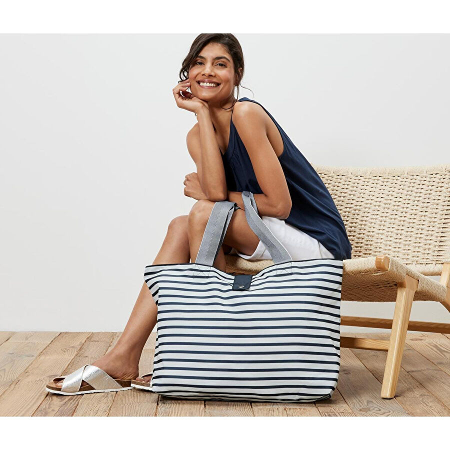 Tchibo Kadın Plaj Çantası, Katlanabilir, Büyük