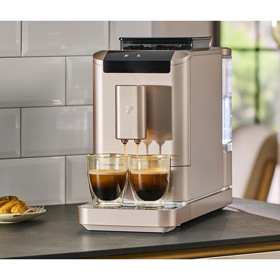 Tchibo Esperto 2 Caffè Tam Otomatik Kahve Makinesi, Metallic Sand Limited Edition
