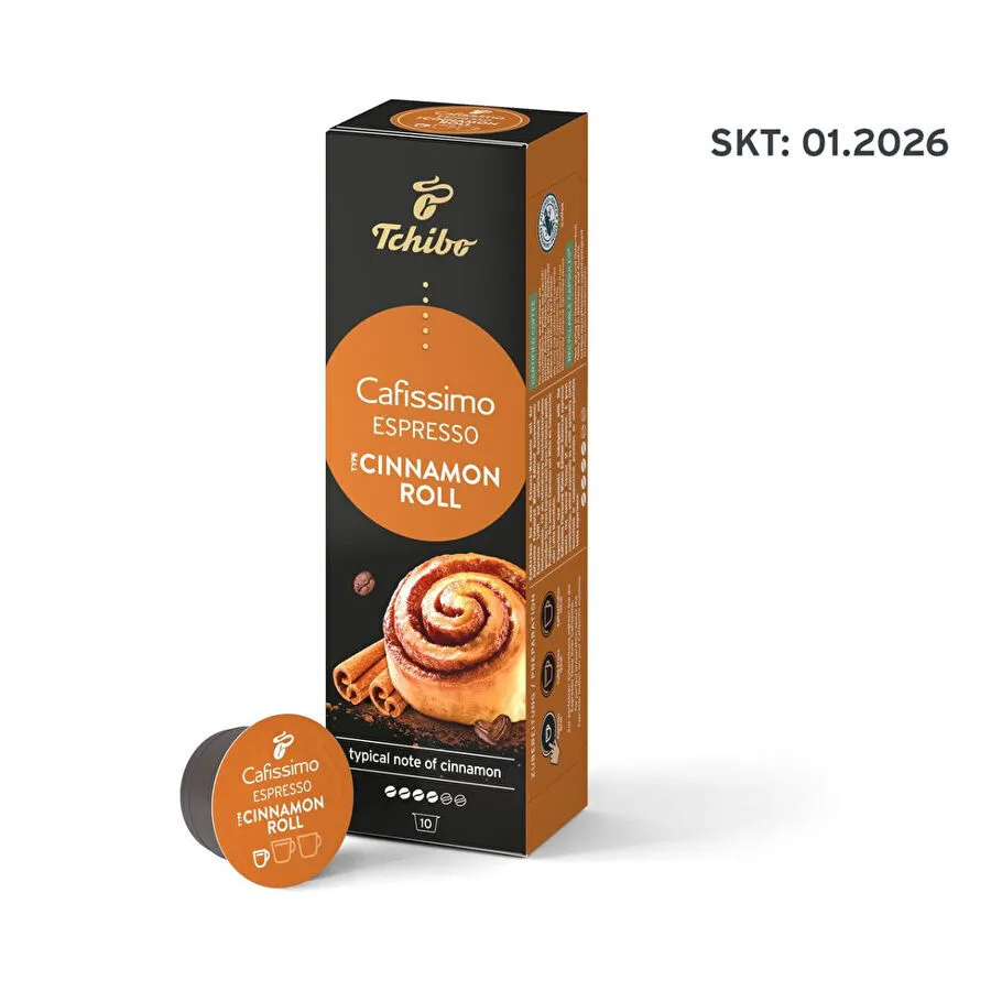 Tchibo Cafissimo Espresso Cinnamon Roll 10'lu Kapsül Kahve Le