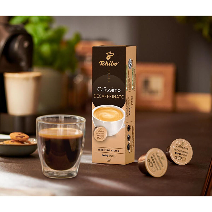 Tchibo Cafissimo Caffè Crema Decaffeinato 10'lu Kapsül Kahve
