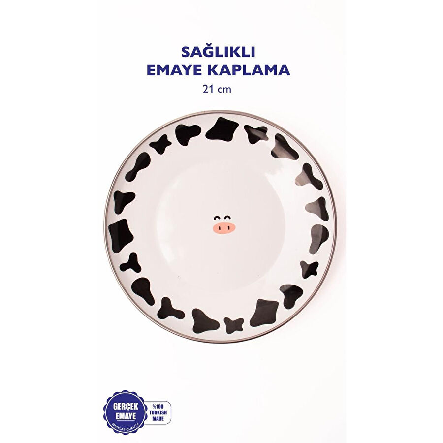 Emaylab Mötilda Emaye Pasta/sunum Tabağı 21cm