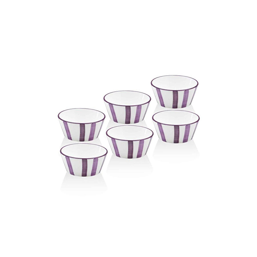 The Mia Joy Sosluk Çerezlik 6lı Set Mor 10 Cm