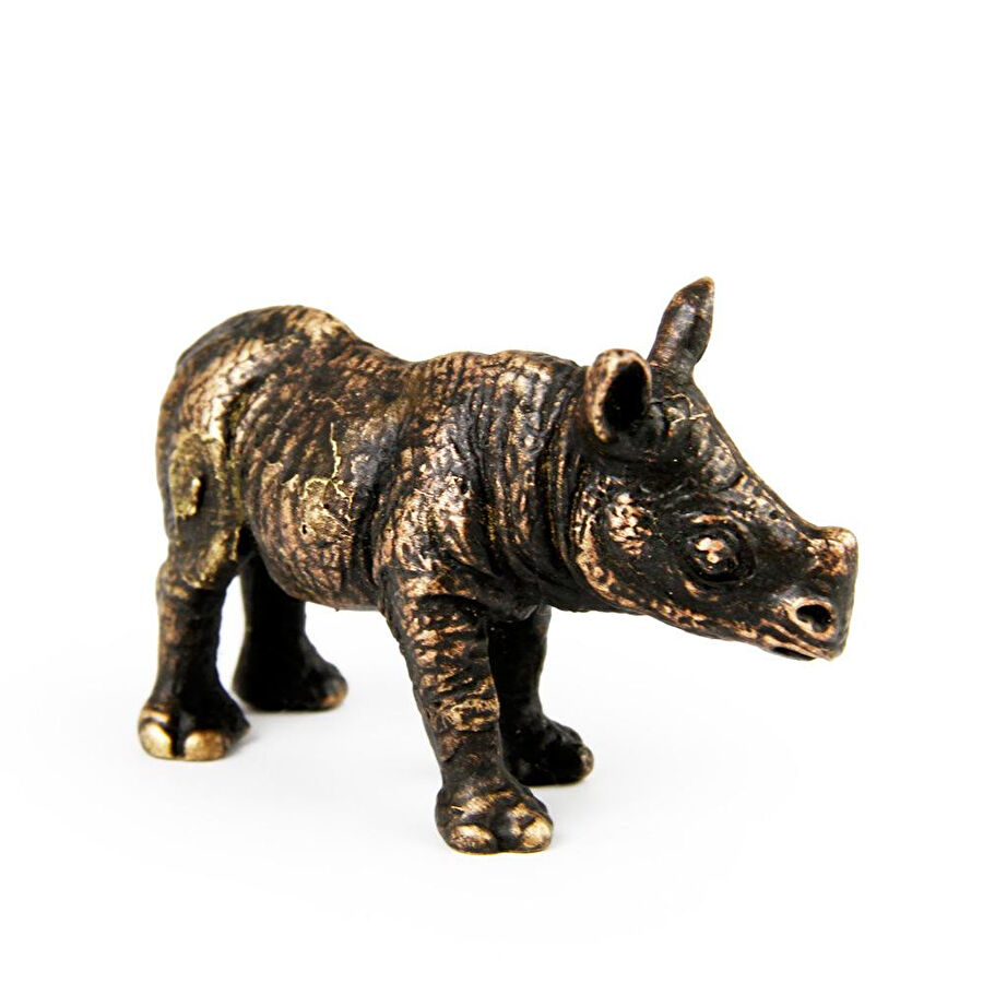 Coho Objet Coho Brazen Dekoratif Pirinç Döküm Dekoratif Su Aygırı Heykeli