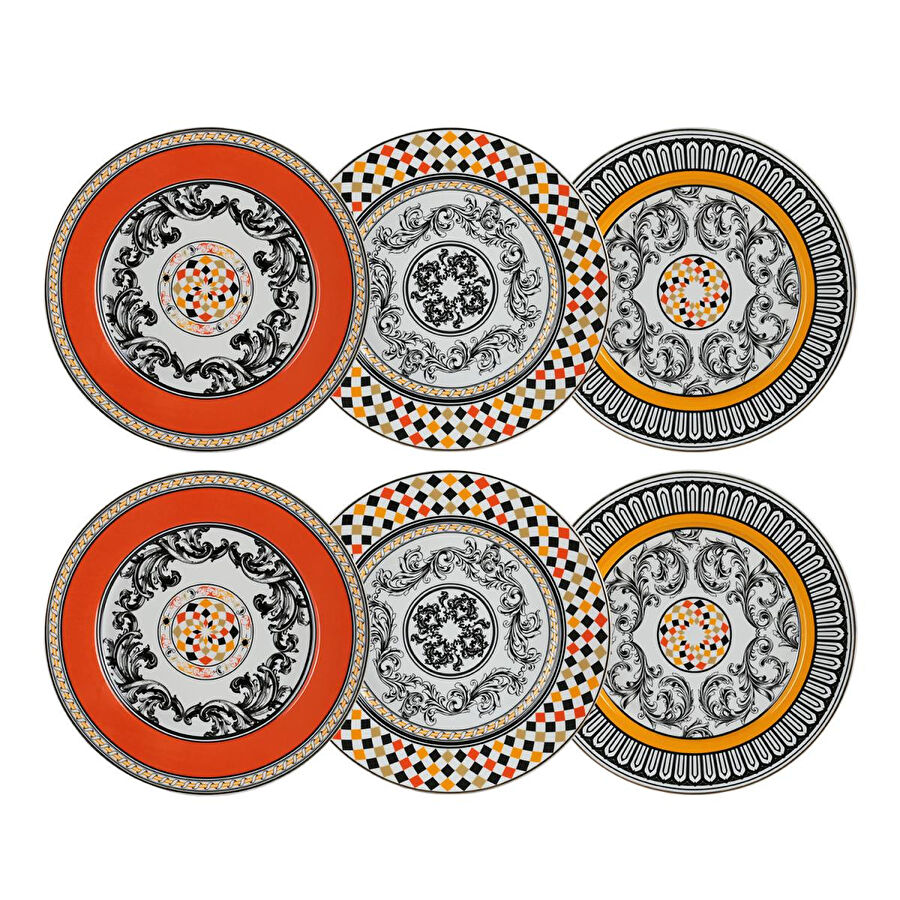 Lucky Art Margery Bone 27cm 6li Tabak Seti