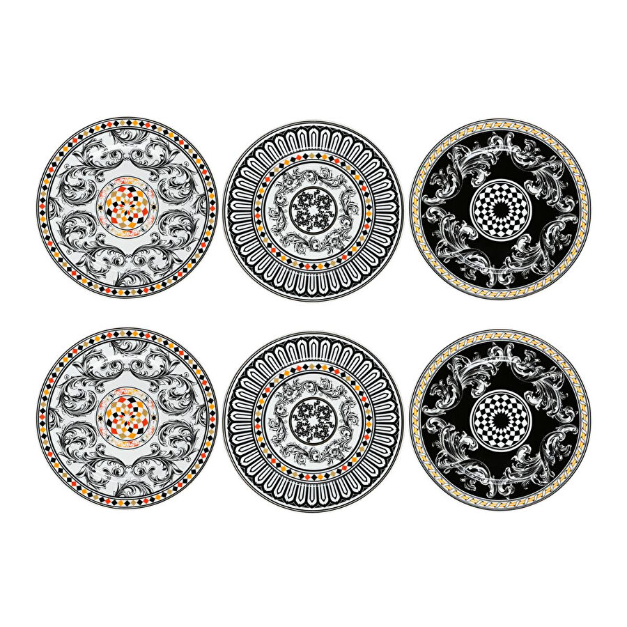 Lucky Art Margery Bone 20cm 6li Tabak Seti