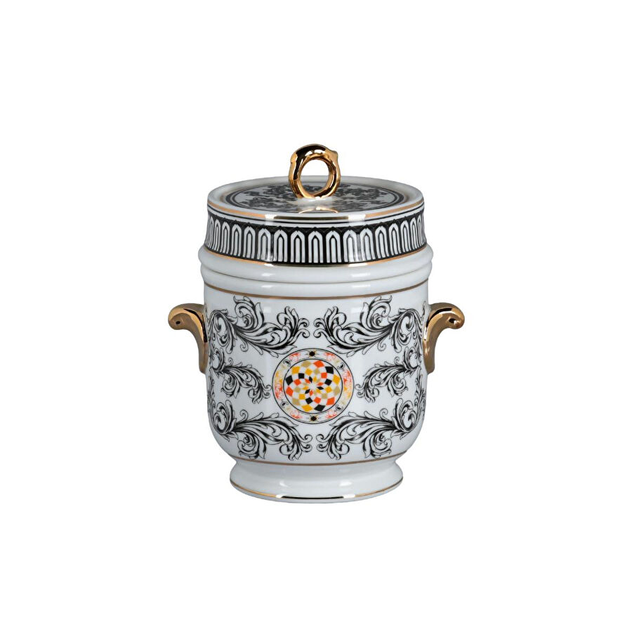 Lucky Art Margery Bone Kulplu Kavanoz 16 Cm