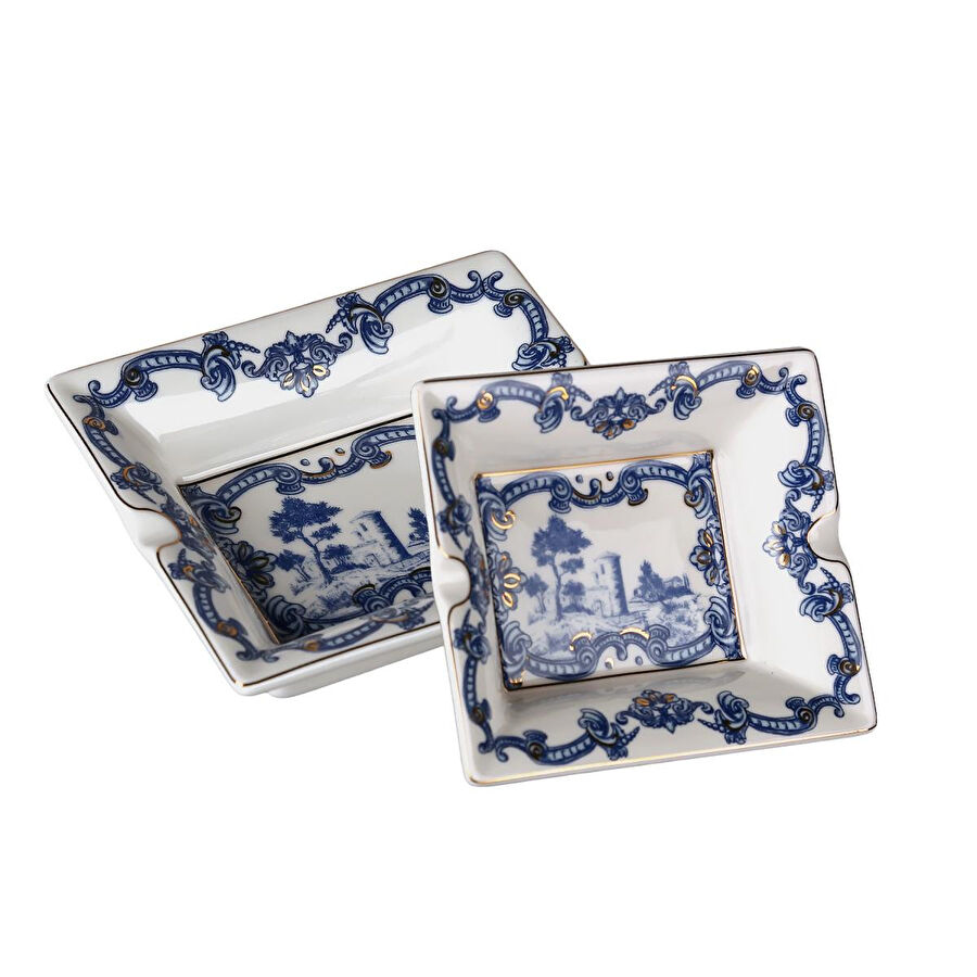 Lucky Art Florance Bone 2li̇ Kül Tablasi Küçük