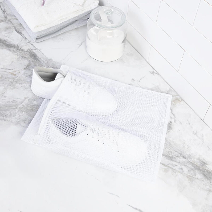 Ocean Home Textile Beyaz Renk Ayakkabı Yıkama Filesi 35 X 40 Cm