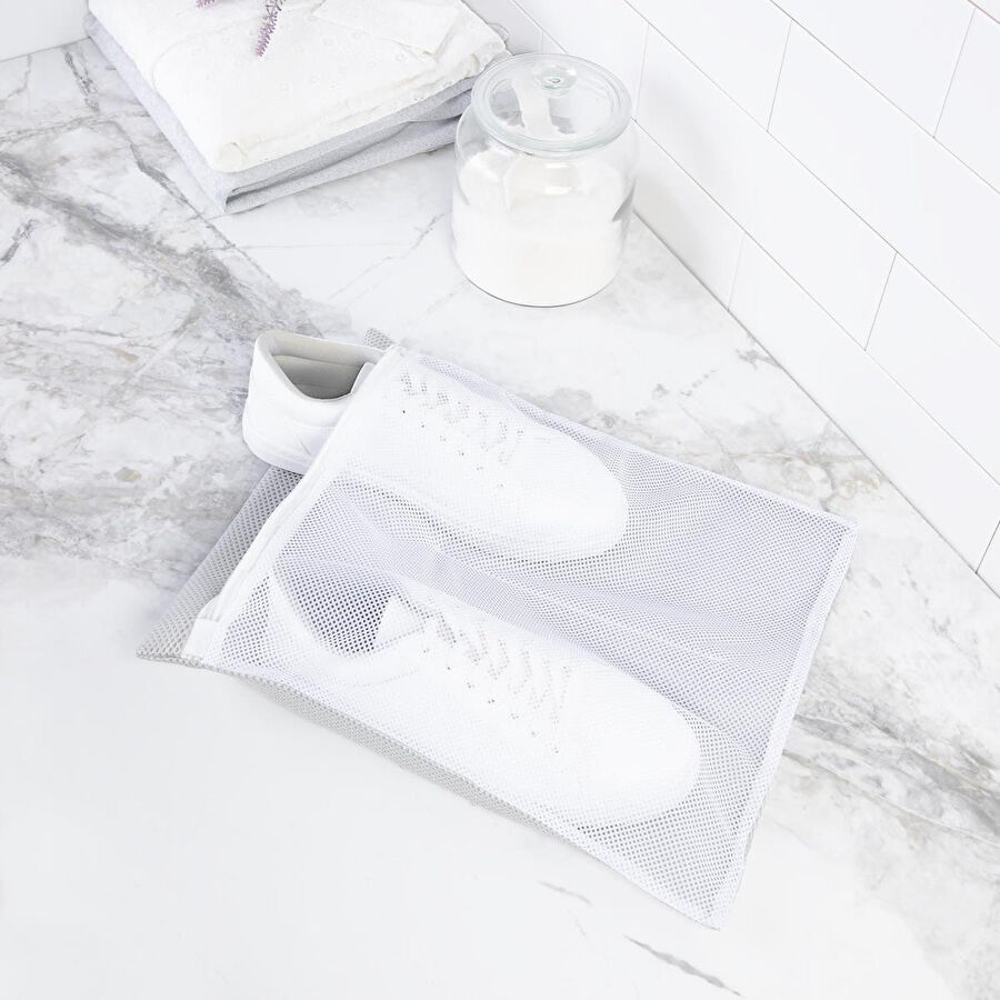 Ocean Home Textile Gri Renk Ayakkabı Yıkama Filesi 35 X 40 Cm