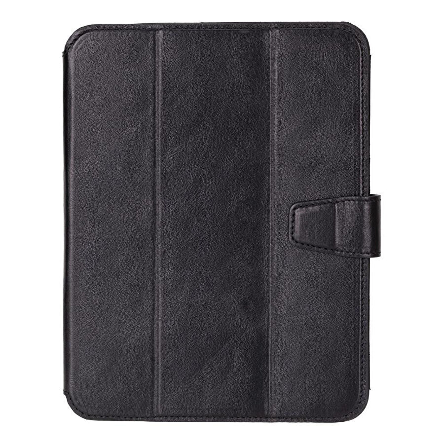 Bloominbag Bloomcase Trigon Obsidian Black Apple Ipad Mini (2024) Hakiki Deri Kılıf