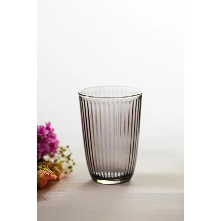 Rakle Splendid 4'lü Meşrubat Bardağı Seti Füme 395 Cc