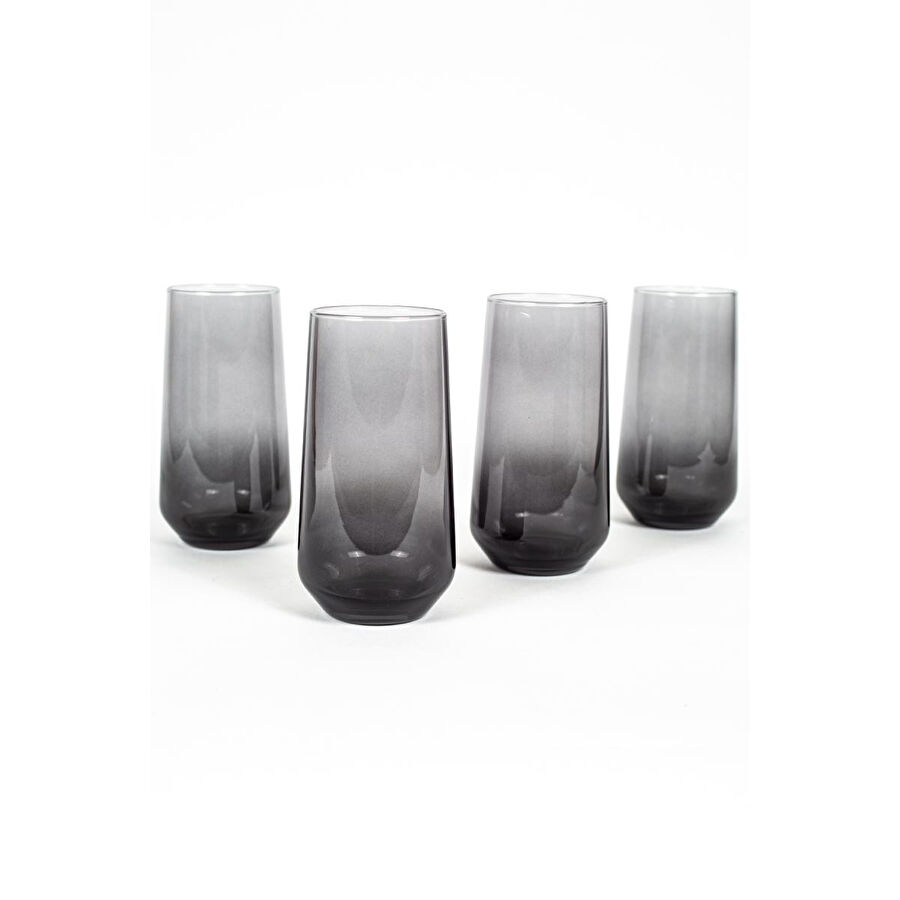 Rakle New Iconic 4'lü Meşrubat Bardağı Seti Füme 470 Cc