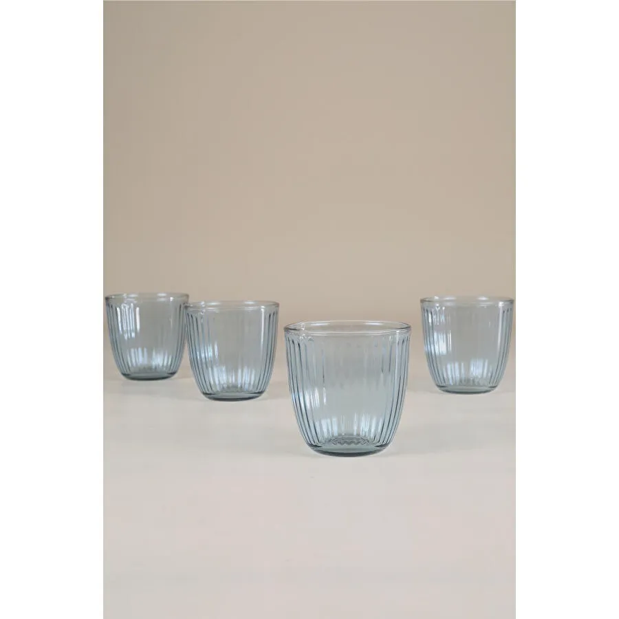 Rakle Splendid 4'lü Su Bardağı Seti Mavi 290 Cc