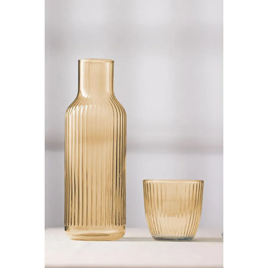 Rakle Splendid Bardaklı Sürahi Amber 1000 Cc