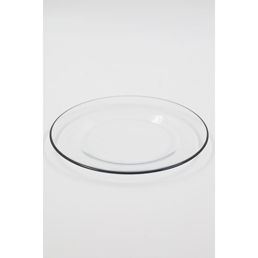 Rakle Pure Black 4'lü Pasta Tabağı Seti 19 Cm