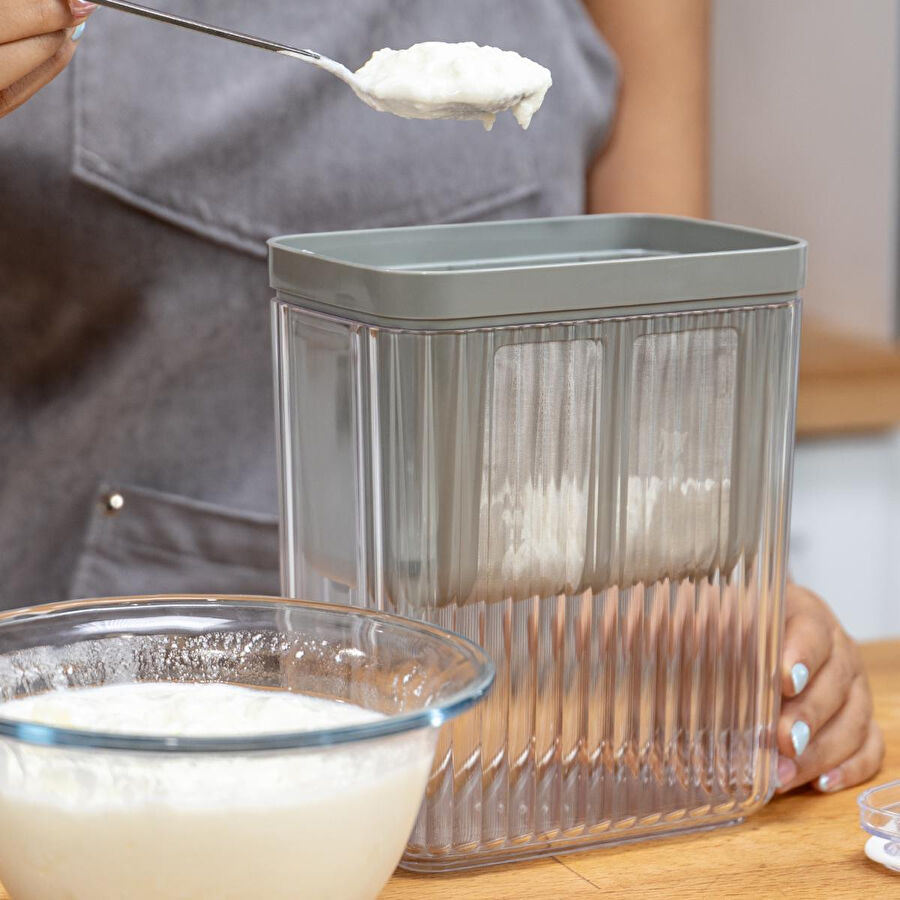 Vienev Yoğurt Süzme Filtreli Saklama Kabı 2,2 Litre