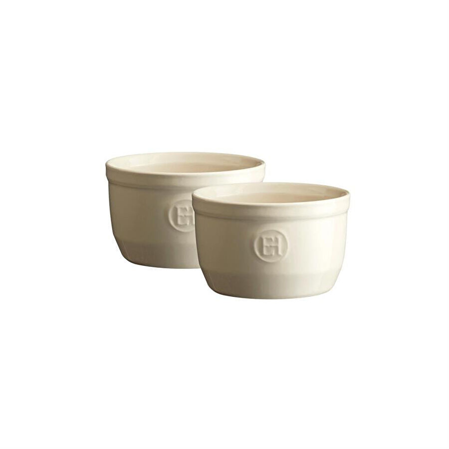 Emile Henry Fırın Kabı Ramekin 2 Li Set No.10 Ekru/clay