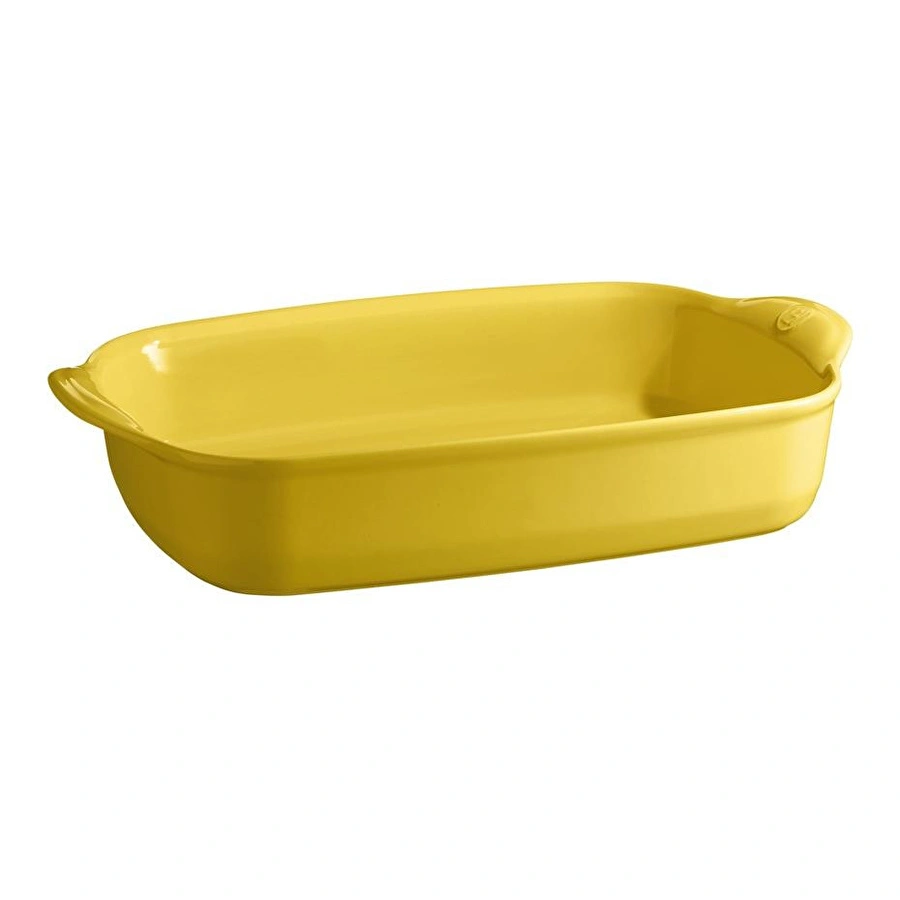 Emile Henry Fırın Kabı Dikdörtgen 42 X 28 Cm Mat Sarı/provence Yellow