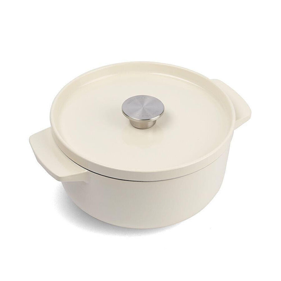 Kitchenaid Döküm Demir Tencere 22 Cm - 3.3 L Krem