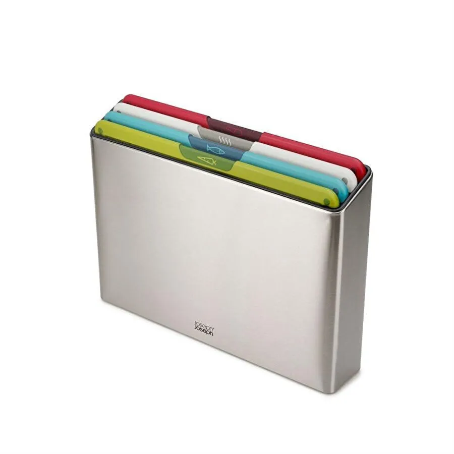 Joseph Joseph Folio Icon Çelik 4 Parça Kesme Tahtası Çok Renkli
