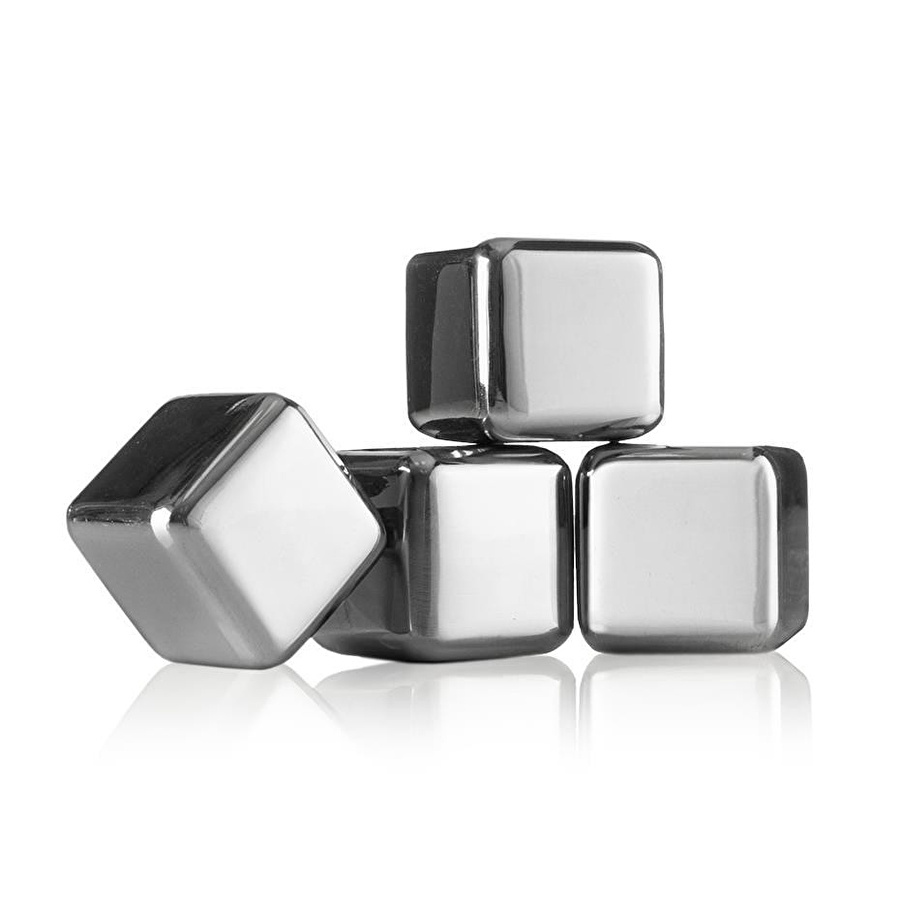 Vacu Vin Viski Taşları 4 Parça - Kutulu Gri