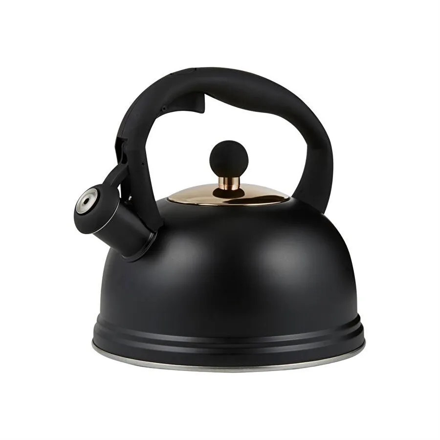 Typhoon Otto Serisi Islık Mekanizmalı Su Isıtıcısı - Siyah