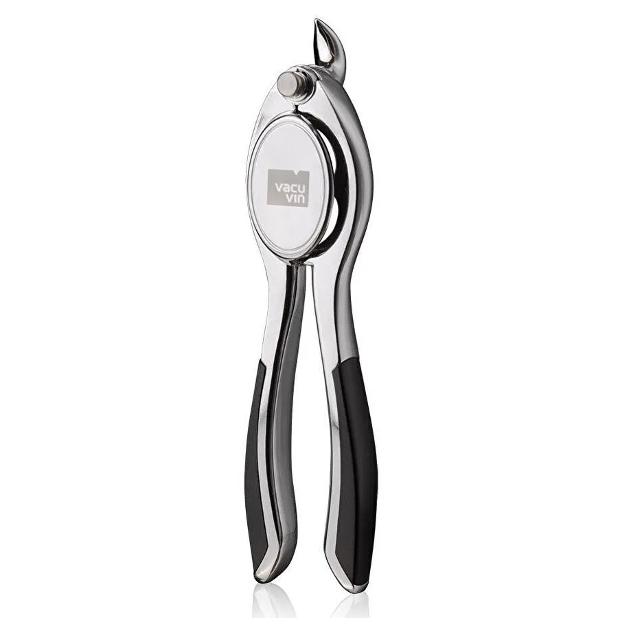 Vacu Vin Şampanya Şişe Açacağı - Gümüş Kutulu Gümüş