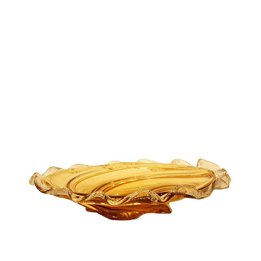 Lucky Art Cam Amber Boğumlu Meyvelik 33x33x8,5cm