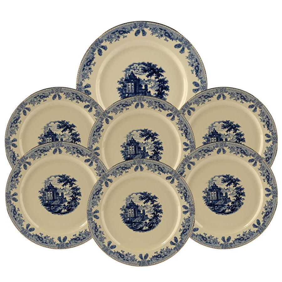 Lucky Art Margaret New Bone 7parça Pasta Seti