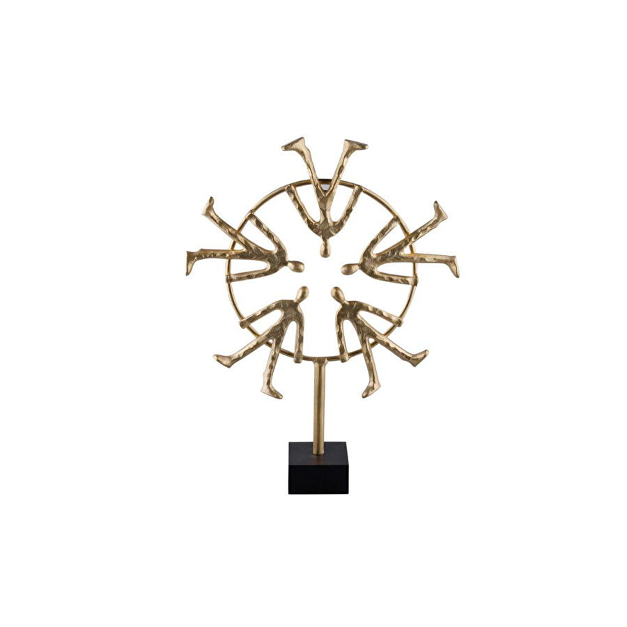 Lucky Art Gold Metal 5li Insan Dekor 40x56 Cm