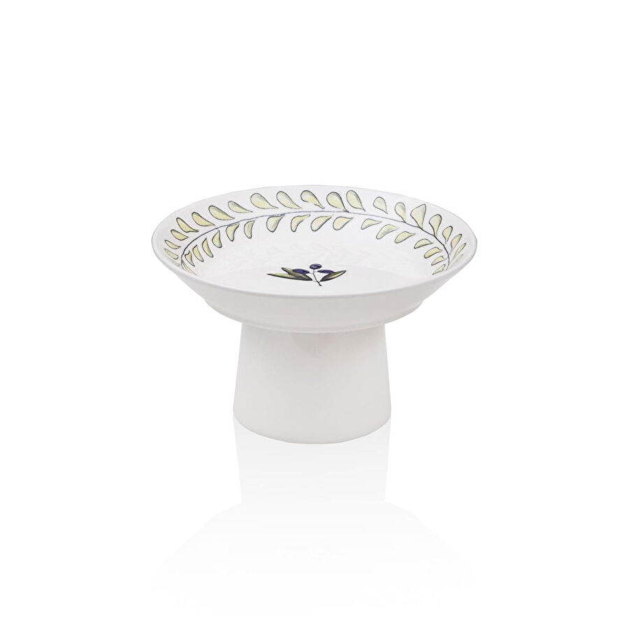 The Mia Olivos Ayaklı Servis Tabağı 20 Cm