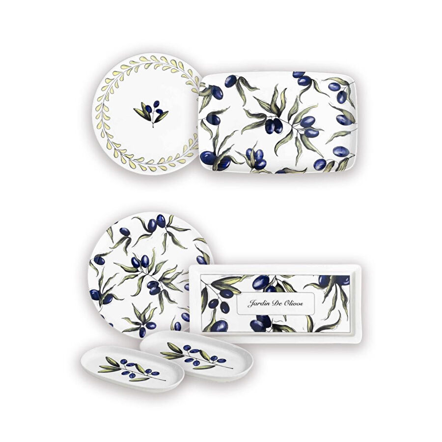 The Mia Olivos Kahvaltı Takımı 6 Kişilik 15 Parça Set 2