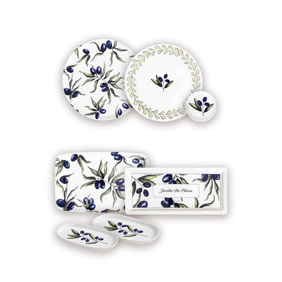 The Mia Olivos Kahvaltı Takımı 6 Kişilik 19 Parça Set 2