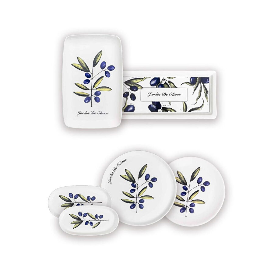 The Mia Olivos Kahvaltı Takımı 6 Kişilik 15 Parça Set 1