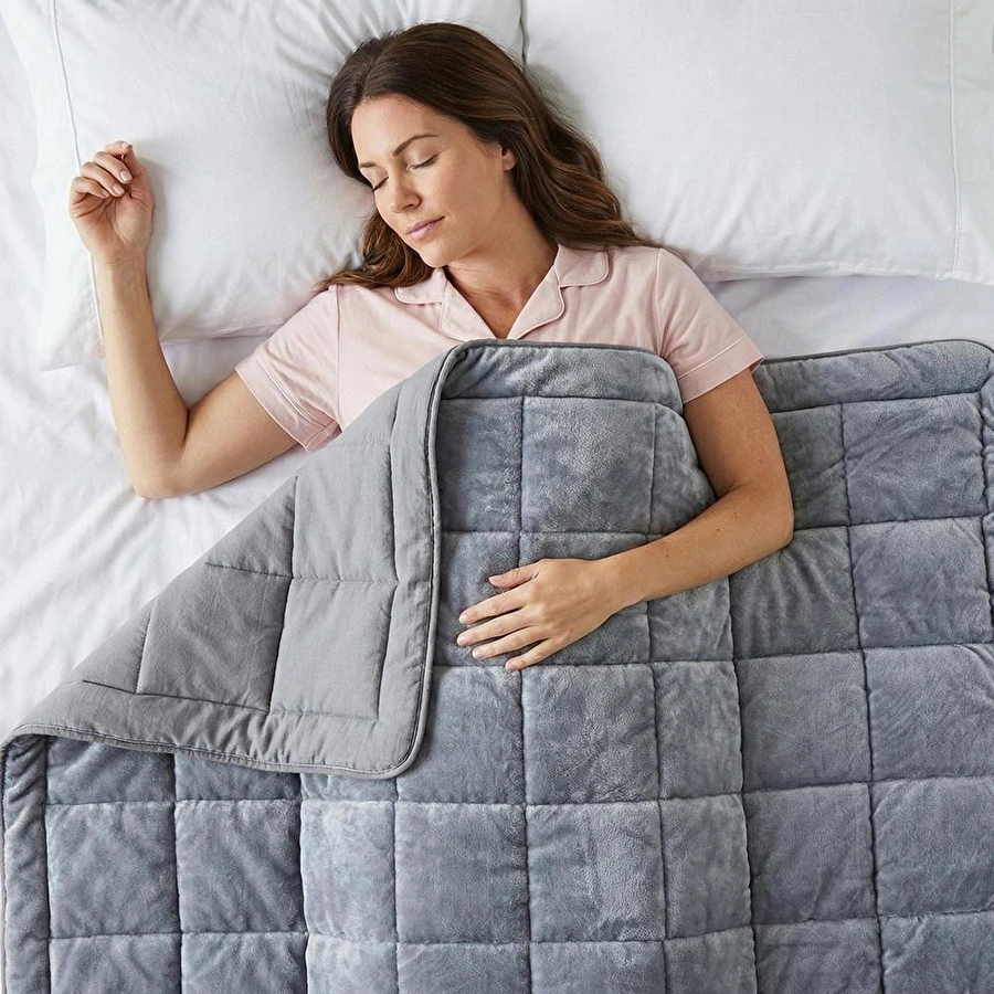 Penelope Tek Kişilik Çift Taraflı Welsoft Yorgan Gri 155x215 Cm - Velour Serisi