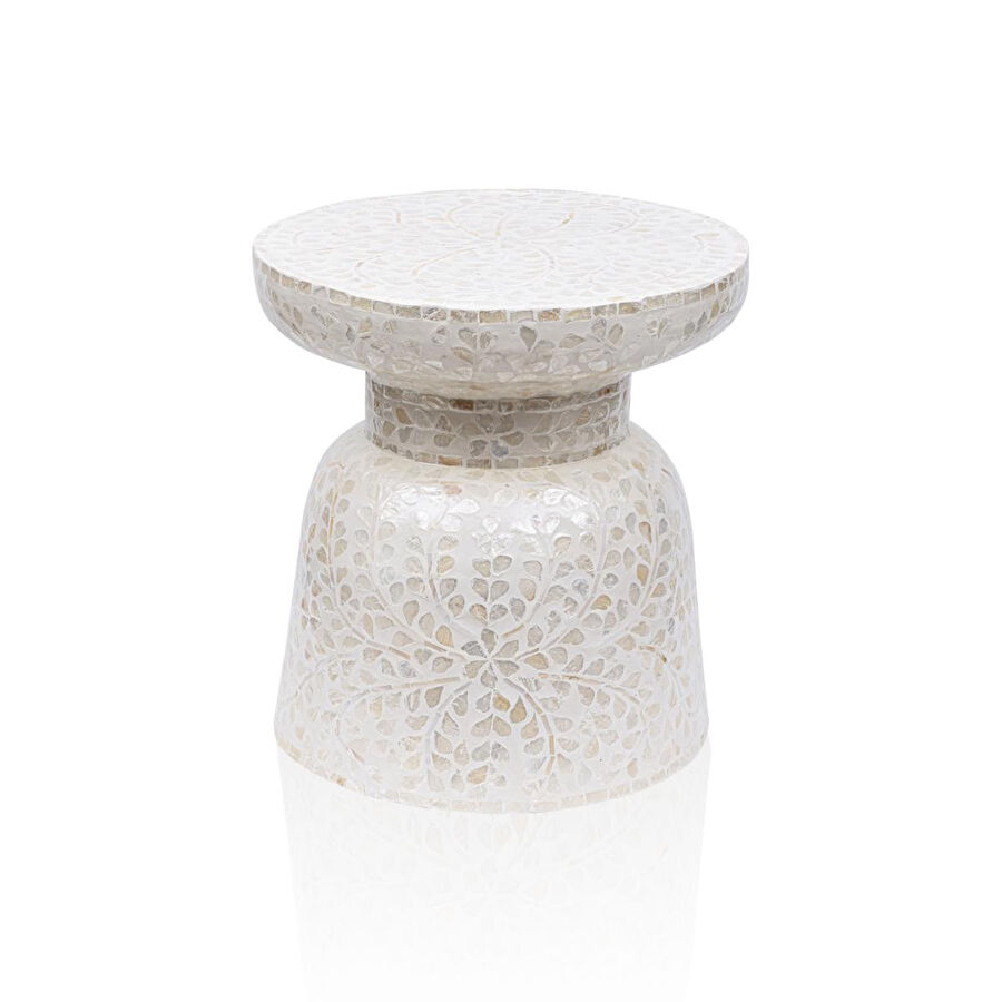 The Mia Sedef Tabure Yan Sehpa 38x40 Cm Tlc0102