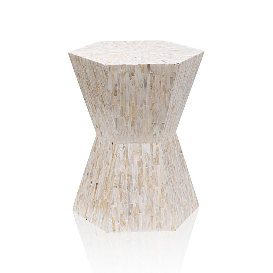 The Mia Sedef Tabure Yan Sehpa 35x40x50 Cm Tlc0129