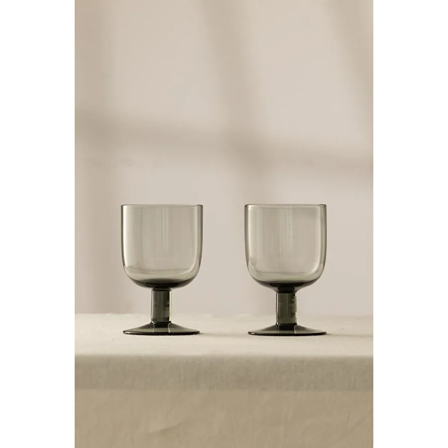 Rakle Shadow El Yapımı Kendinden Renkli 2'li Cup Dondurmalık Seti Füme 320 Cc