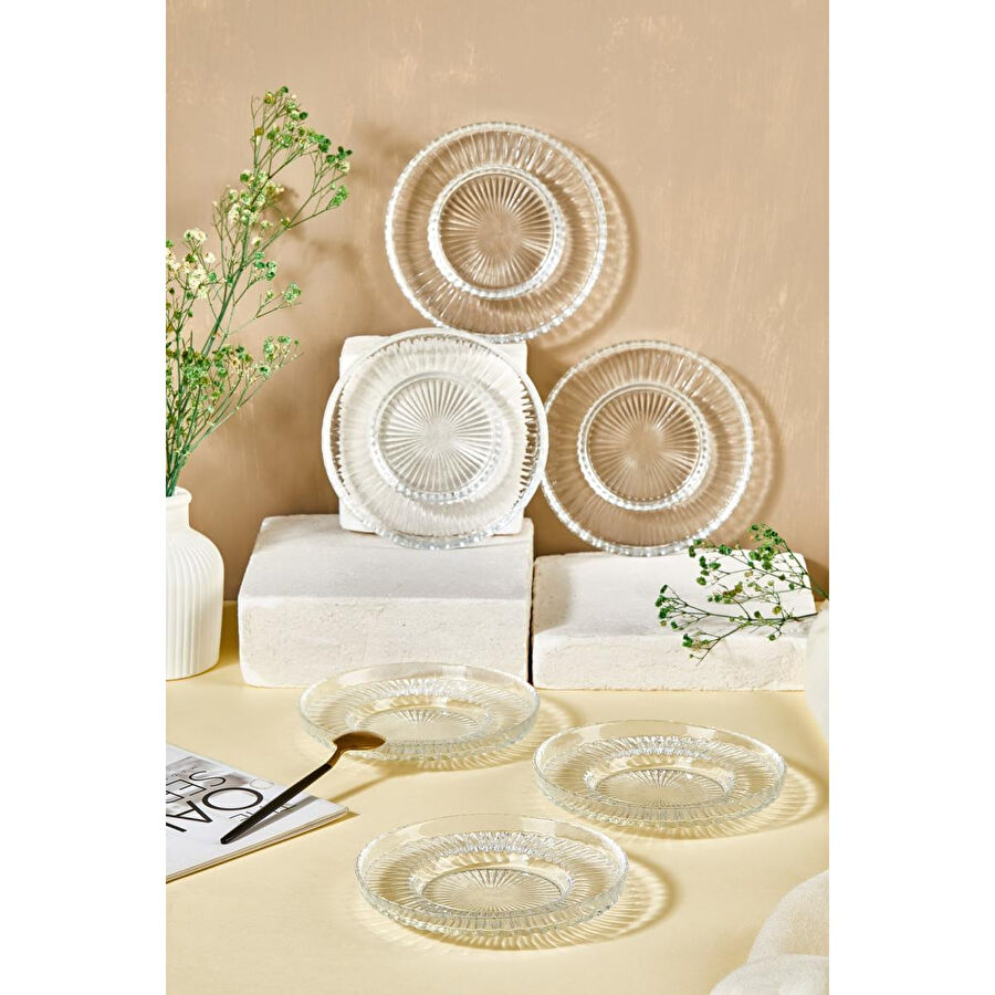 Lora Bianca Riva 6 Parça Çay Tabağı Seti