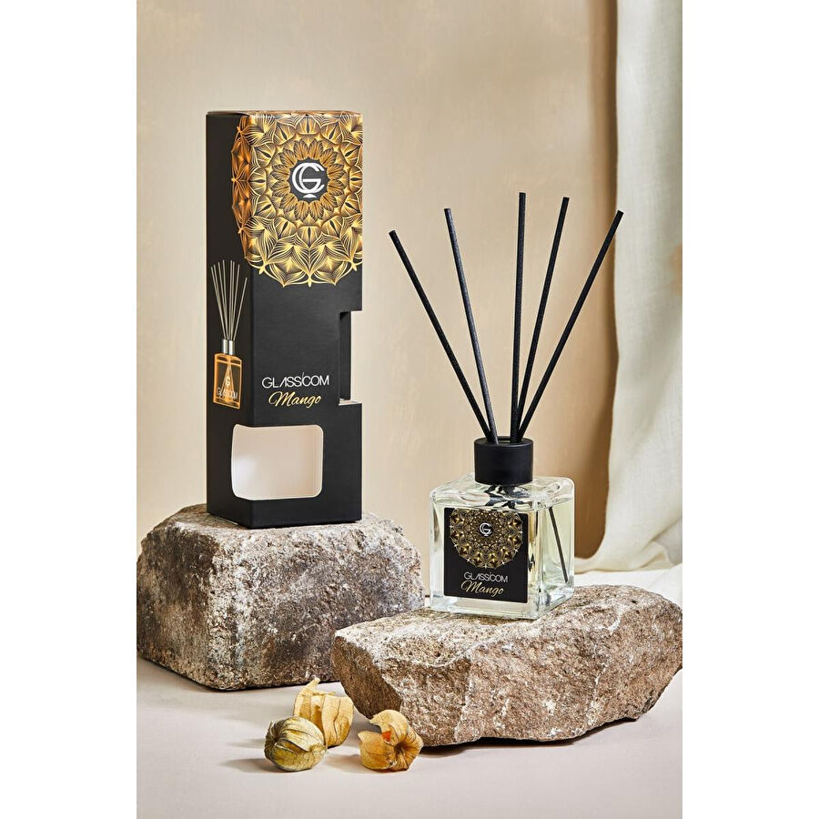 Lora Bianca Reed Diffuser Mango Aromalı Bambu Çubuklu Oda Kokusu Reed Diffuser Mango Aromalı Bambu Çubuklu Oda Kokusu