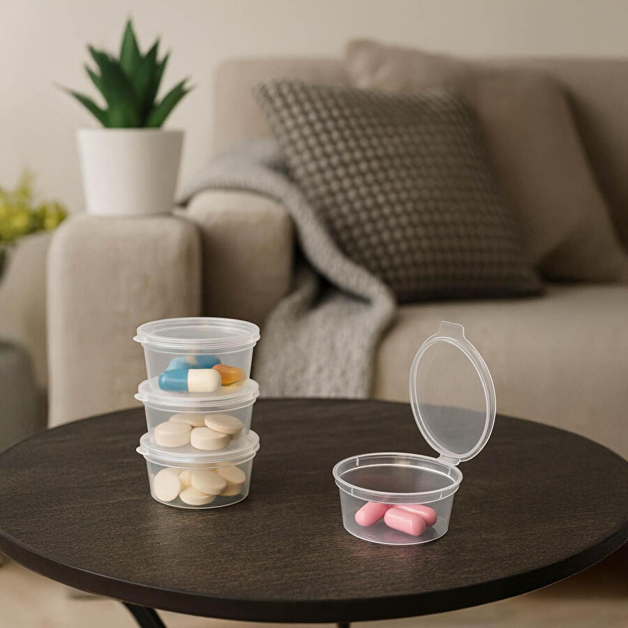 Vienev 50’li Dondurucuya Uygun Saklama Kabı – 30 Ml İlik, Tavuk Suyu, Sos Ve İlaç Saklama Kabı